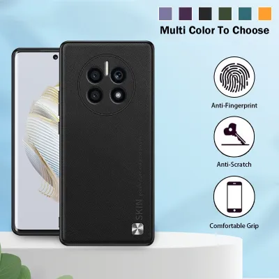 เคสสำหรับ Huawei Mate 50 50E Pro Mate50 Mate50E 4G ฝาหลังเคสโทรศัพท์เคสกันกระแทกมือถือแฟชั่นหนังแบบเรียบง่าย