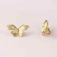 Light Luxury Gold Butterfly Brass Handle Wardrobe Cabinet Door Handles Cupboard Drawer Pulls Decor