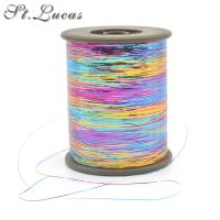 【YD】 28C Flat wire 8000M/Roll DMC Metallic Embroidery Crochet Threads Knitting Yarn Sewing accessories