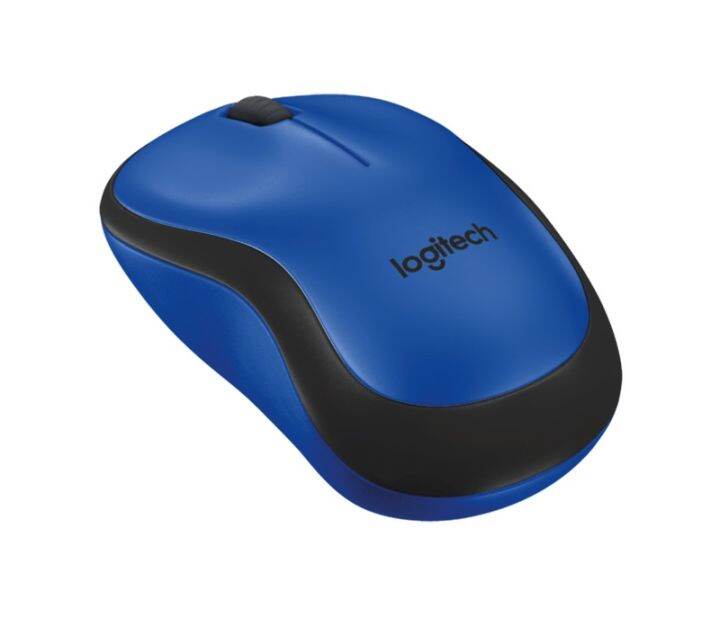 logitech-m221-silent-wireless-mouse-สีน้ำเงิน-ประกันศูนย์-1ปี-ของแท้-เสียงคลิกเบา