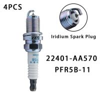 ZZOOI 4pcs 22401-AA570 PFR5B11 Iridium Spark Plugs For Subaru Forester Impreza 1998 Legacy 96-99 2.5L Nissan 22401AA570 PFR5B-11