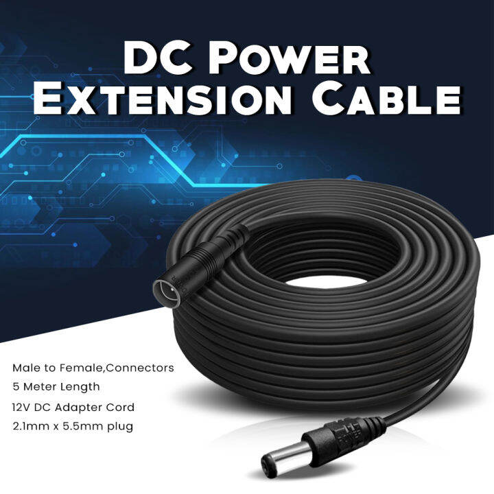 33Ft Security Camera Power Extension Cable Charging Cord Compatible