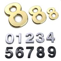 ○ House Number Outdoor Sticker Apartment Self Adhesive Digits Hotel Office Address Residential Door Plate Number on The Front Door