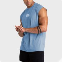 2022 Summer new Gym Vest Men Bodybuilding Sleeveless Sports Tank Top quick drying mesh Fitness Running Tank Top men Clothes