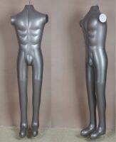 New 1 Pc Men Whole Body Without Arm Inflatable Mannequin Fashion Male Dummy Torso Model 1017