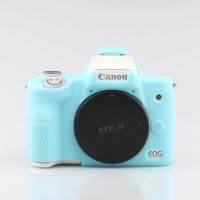 2023 แคนนอน EOS M50M50II เคสซิลิโคนสำหรับกระเป๋ากล้องไมโครเดี่ยว เคสป้องกัน กระเป๋าถ่ายรูป กันกระแทกกันกระแทก