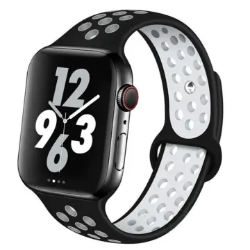 Red and black on sale nike apple watch band