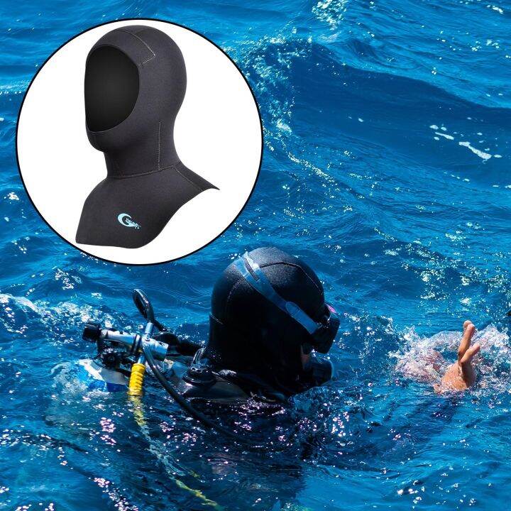 【CW】 5mm Scuba Diving Hood Wetsuit Dive Cap Hat for Canoeing Surfing
