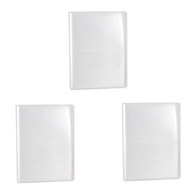 3X PP Pure Frosted Simple Cover Transparent Insert Type 5R 7 Inch PP Photo Album/Postcard Book Write Collection