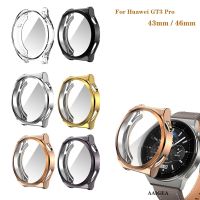 เคส TPU แบบนิ่ม ชุบไฟฟ้า สําหรับ Huawei watch GT3 GT 3 Pro 46 มม. 43 มม. 【BYUE】