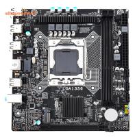 X79A V2 PC เมนบอร์ด3 SATA2.0 M-ATX 64GB LGA1356 2 DDR3คอมพิวเตอร์เดสก์ท็อปเมนบอร์ด10 USB2.0 100M NIC 5.1ช่องเสียง8-Pin 24-Pin