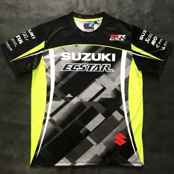 NEW Moto GP Team Racing Motorbike Fashion Casual Jersey For Suzuki Blue T- shirt Riding - AliExpress