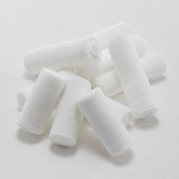 cotton-pbt-elastic-bandage-skin-friendly-breathable-first-aid-kit-gauze-wound-dressing-medical-nursing-emergency-bandage-10x4-5m