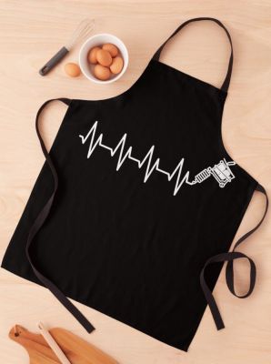 Tattoo Artist Hearbeat  Apron Tattooists Artist Gift Kitchen Cooking Tablier Cuisine Chef Gardening