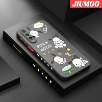 เคส JIUMOO สำหรับ Huawei Nova 5T Honor 20 Pro เคสการ์ตูนน่ารัก Pochacco ดีไซน์ใหม่แฟชั่นบางฝ้าเคสโทรศัพท์ขอบซิลิโคนนิ่มคลุมทั้งหมดเคสป้องกันเลนส์กล้อง