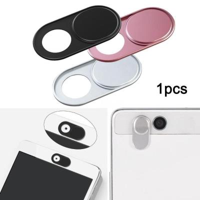 3PCS แล็ปท็อปฝาครอบกล้อง Slider โทรศัพท์มือถือด้านหน้าเลนส์ฝาครอบโลหะสติกเกอร์ป้องกันความเป็นส่วนตัวสำหรับ iPad แท็บเล็ตเว็บแคมชัตเตอร์-iewo9238