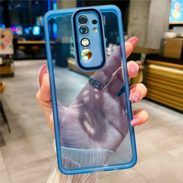 เคสโทรศัพท์โปร่งใสชุบสำหรับ-redmi-note-9-pro-max-9pro-9promax-กล้องใสบางปลอกอ่อนป้องกันสำหรับ-remi-note8-8pro-ฝาหลัง9t