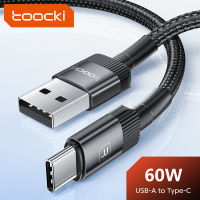 สาย USB Toocki 3A ชนิด C สายชาร์จ USB ชาร์จเร็ว USB Usb C สำหรับ Samsung Xiaomi Huawei โทรศัพท์ Oppo Oneplus Poco Ipad