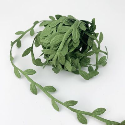 (5 meterslot) 25mm Christmas Handmade Embossed leaves ribbons leaves laces