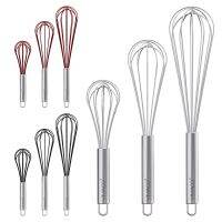 VIMACO® Balloon Whisk Stainless Steel 304 8 10 12 Wire Beater Kitchen Cooking Tool No-Stick for Egg