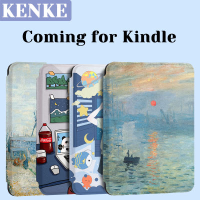 KENKE Kindle Paperwhite เคสกราฟฟิตีสไตล์การ์ตูนง่ายสำหรับ6 