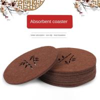 1/8PCS Creative Coaster Heat Insulation Non-slip Table Mat Absorbent Table Pad Drink Coffee Tea Cup Coaster Kitchen Gadgets