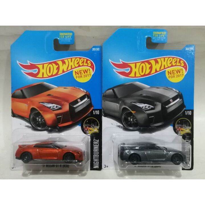 Hot Wheels 17 Nissan Gt R R35 Gtr Orange Grey 164 Diecast Toy Jdm Sports Car Mattel Lazada Ph