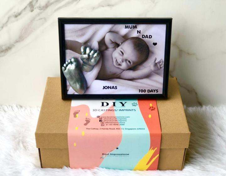 Baby Hand and Feet Casting DIY Set (5R) Lazada Singapore