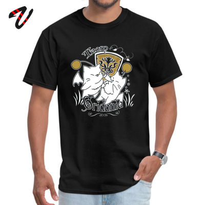 Team Gridania Moogles T Shirt for Men Samurai VALENTINE DAY T Shirt Tops T Shirt Short Sleeve Prevailing Round Neck