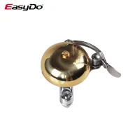 EasyDo Bike Bell Mountain Road Bicycle Bell Cycling Handlebar Pure Copper Horn Ring Gloden Vantage Sound Alarm MTB Accessor