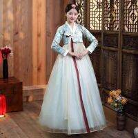 Orthodox Hanbok Folk Women เครื่องแต่งกายแบบดั้งเดิมเกาหลีชุดเจ้าหญิง Palace เครื่องแต่งกายเกาหลีงานแต่งงาน Hanbok