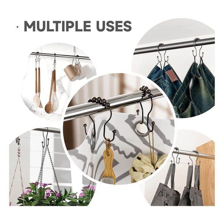 24piece-shower-curtain-rings-bronze-rust-proof-double-shower-curtain-hooks-shower-hooks