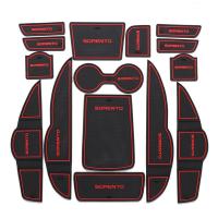 รถประตู Groove Mat รถ Gate Slot Pad ถ้วย Armrest Storage Pad สำหรับ Kia Sorento 2013 2014