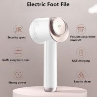 ZZOOI Hot Sale Electric Foot Grinder Vacuum Callus Remover Heels Pedicure Tools Rechargeable Foot Files Clean For Hard Cracked Skin