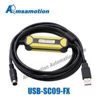 {: "》 USB-SC09-FX AMSAMOTION สำหรับสายเขียนโปรแกรมพีแอลซีมิตซูบิชิที่เข้ากันได้ FX-USB-AW การสร้างภูมิคุ้มกัน FX2N/FX1N/FX0N/FX0S/FX1S/FX3U