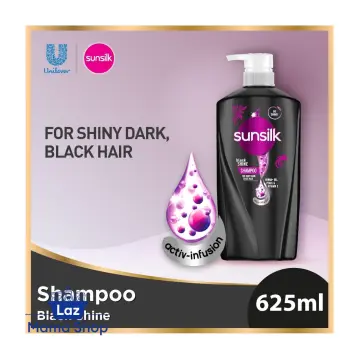 Buy Sunsilk Stunning Black Shine Shampoo 650 ml Online at Best