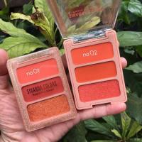 SIVANNA COLORS PEACH PRO BLUSH : HF6030 กันเหงื่อ กันน้ำ เนื้อชิมเมอร์