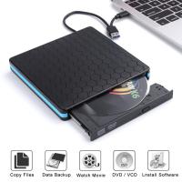 Universal External CD Drive USB 3.0&amp; Type-C External DVDCD VCD Burner ReaderWriter Drive Player Optical Drive for MacPC