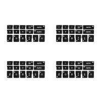 4X for-Audi A4, B6, B7 2000-2004 AC Climate Control Button Repair Decals Sticker