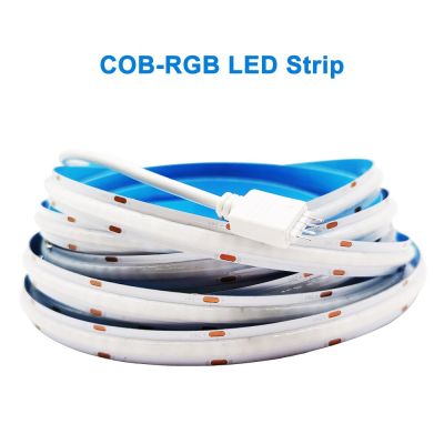 COB RGB LED Strip Light 4Pin High Density Flexible Linear Dimmable Beating Speed Can Cut 10MM Width 756/576Pixels/M DC12-24V LED Strip Lighting