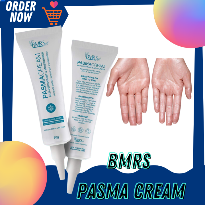 ORIGINAL BMRS PASMA CREAM With Cooling Effect 30g Anti-Pasma Anti-Sweat ...