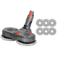 Electric Floor Brush for Dyson V15 V11 V10 V8 V7 Models Vacuums &amp; Wipes LED Headlights Good for Hard Floor