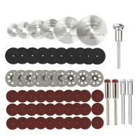 61Pcs Mini Circular Saw Blade Set Resin Cut-Off Wheels Disc Diamond Cutting Blade Metal Cutter Tool for Woodworking Tool