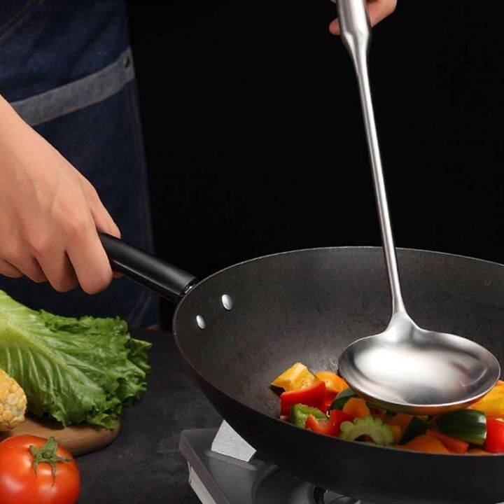 soup-ladle-wok-spatula-the-longer-handle-shovel-spoon-rustproof-heat-resistance-integral-forming-durable-stainless