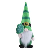 St.Patricks Day Gnome Decoration, Swedish Tomte Scandinavian Figurine Elf Ornament for Home Fireplace Desktop