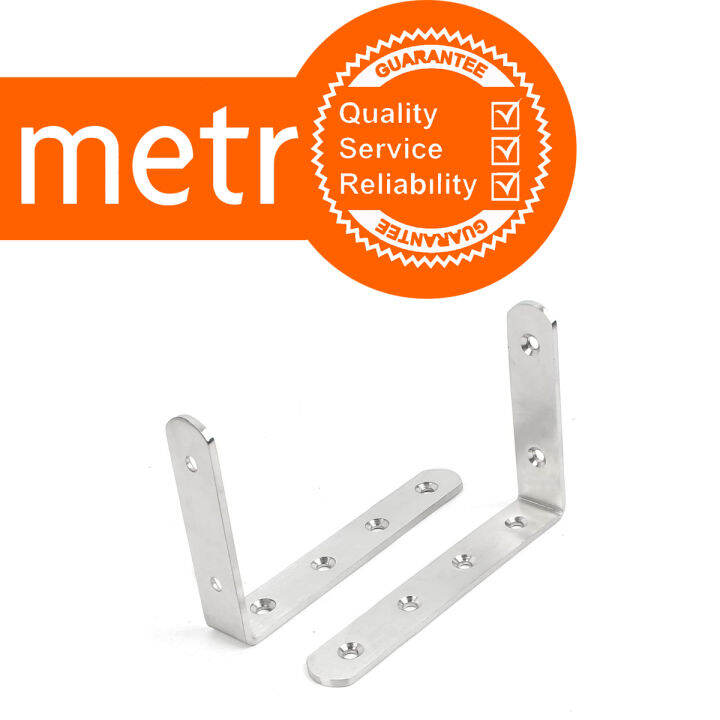 125x75mm L Shape 304 Stainless Steel Shelf Corner Brace Angle Bracket