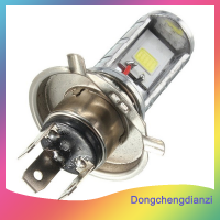 dongchengdianzi ไฟหน้า LED แบบ COB สำหรับ H4รถจักรยานยนต์1ชิ้นหลอดไฟสีขาว