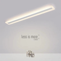 LED Strip โคมไฟเพดาน Modern Minimalism สี่เหลี่ยมผืนผ้า Corridor โคมไฟเพดานห้องนั่งเล่น Decor Home Suspendu Led โคมไฟ *