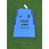 [แฟนๆ] 2223 New World Cup Argentina Pre-comition shirt TOP Football Training shirt high Quality shirt SHORT Sleeve T-Shirt