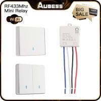 1/2 Gang Universal Wireless Smart Switch Light RF 433Mhz Wall Panel Switches Remote Control Led Light Lamp Fan Switch